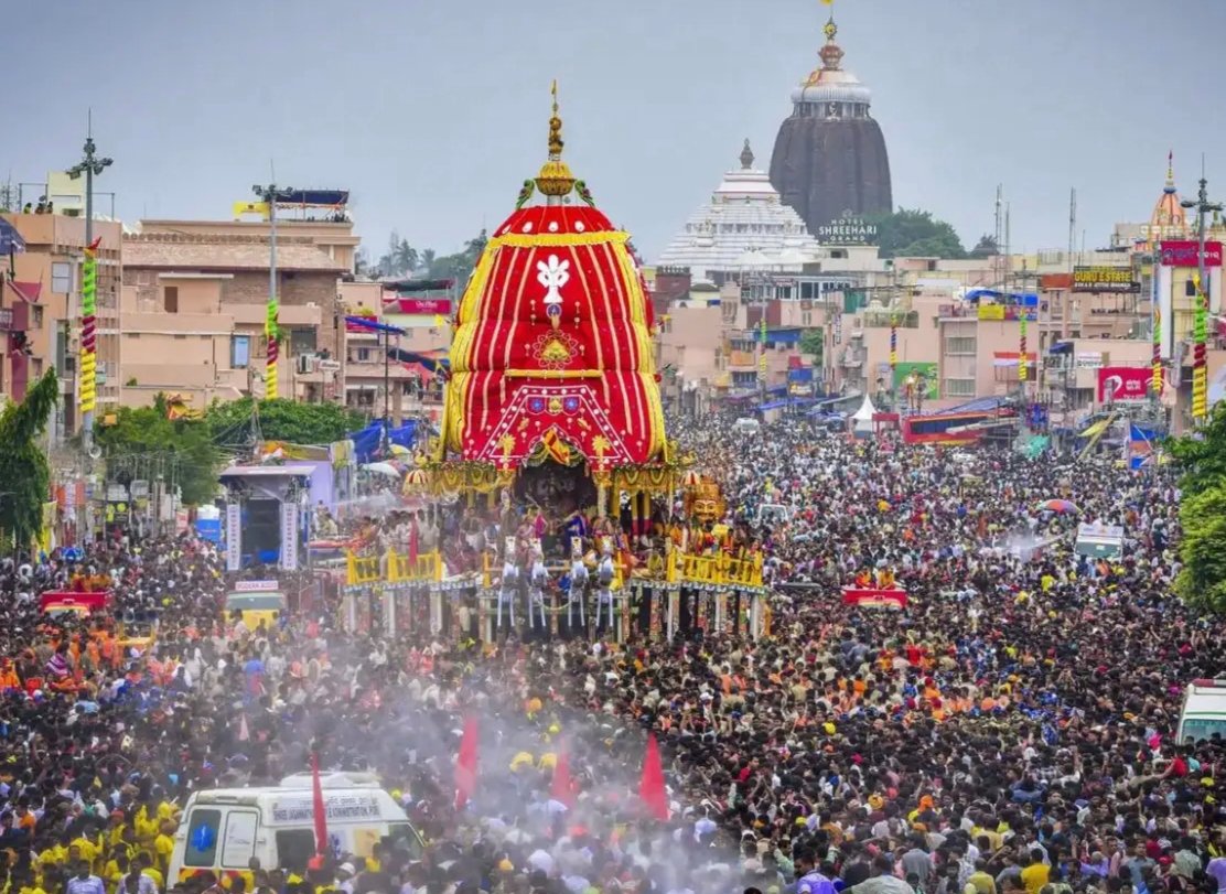 Puri Rath Yatra Stampede: ਰਥ ਯਾਤਰਾ ਦੌਰਾਨ ਮਚੀ ਭਗਦੜ, 2 ਦੀ ਮੌਤ 1 Puri Rath Yatra Stampede